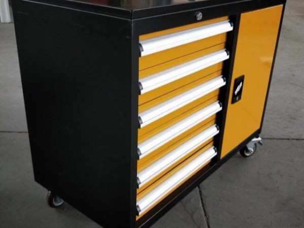 菏澤六抽一門工具柜，專利鋁合金把手，一柜用十年【天金岡】
